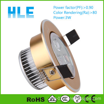 New Design High Power 3W LED Downlight Lamps super value